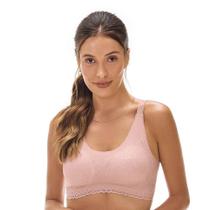 Sutiã Termofusionado Renda Zee Rucci 0309-002 Bojo Removível