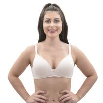 Sutiã Top Algodão Com Bojo Soft Com Aros Realce Econfort Sutiã Top Algodão Com Bojo Soft Com Aros Realce Econfort