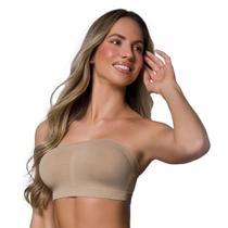 Sutiã Top Básico Adulto Selene Modelo Sem Bojo Com Alças Reguláveis