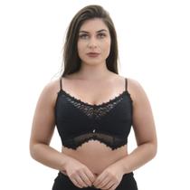 Sutiã top bojo soft sem aros guipier Nayane Rodrigues