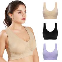 Sutiã Top Confortável Sem Costura E Sem Arames C70
