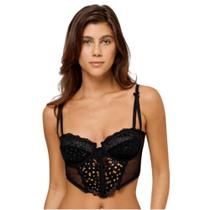 Sutiã Top Corset Renda Tule Liebe - 603549 LIEBE Sutiã Top Corset Renda Tule Liebe - 603549 LIEBE
