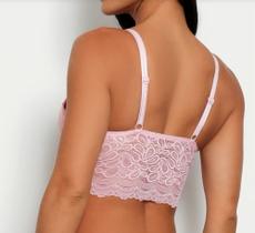 Sutiã top feminino em renda Sutiã top feminino em renda