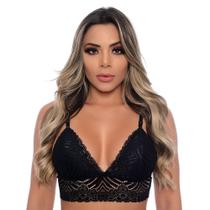 Sutiã Top Lingerie Langeri Sem Bojo Sem Aro Com Renda 711