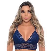 Sutiã Top Lingerie Langeri Sem Bojo Sem Aro Com Renda 711