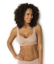 Sutiã Top Microfibra Sem Costura Sem Bojo Básico Trifil