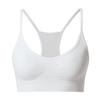 Sutiã Top Nadador Microfibra Sem Costura Branco She Sutiã Top Nadador Microfibra Sem Costura Branco She