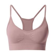Sutiã Top Nadador Microfibra Sem Costura Rosa Queimado She