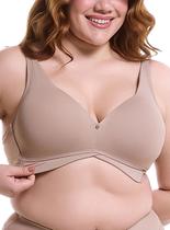 Sutiã Top Nayane SP 07 0008 Plus Size Com Bojo Sem Aro Poliamida T. 48/54