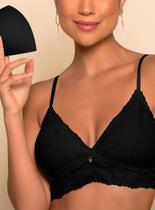 Sutiã Top Nayane ST 05 0005 Bojo Removível Rendado Microfibra T. 40/46