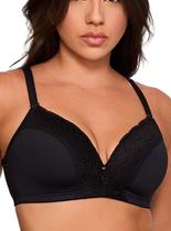 Sutiã Top Nayane ST 11 0022 Com Bojo Sem Aro Renda e Microfibra T. M/42 EG/48