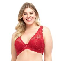 Sutiã Top Plus Renda Cereja 534.183 - Marcyn Lingerie