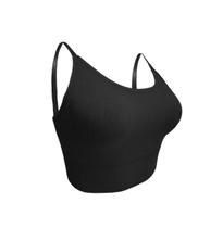 Sutiã Top Plus Size Alça Fina C/ Bojo Confortável Sutiã Top Plus Size Alça Fina C/ Bojo Confortável