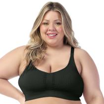 Sutiã Top Plus Size com Bojo Removível Zee Rucci 0303-013 Sutiã Top Plus Size com Bojo Removível Zee Rucci 0303-013