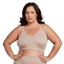 Sutiã Top Poá Plus Size Sem Bojo Trifil