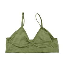 Sutiã Top Sem Aro Sem Bojo Verde Militar Basic+ Confortável Sutiã Top Sem Aro Sem Bojo Verde Militar Basic+ Confortável