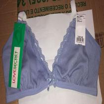 Sutiã Top Sem Bojo Renda Canelado Algodão Alças Reguláveis Cores Diversas Love Secret