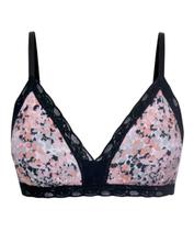 Sutiã top triângulo estampado she Sutiã top triângulo estampado she