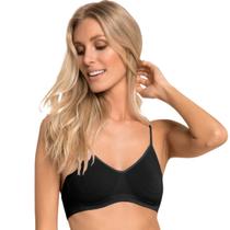 Sutiã Top Trifil Básico em Poliamida com Alças Ajustáveis Sem Bojo Sem Costura Sem Aro Conforto