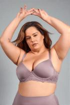 Sutiã Tradicional Plus Size Com Bojo e Aro em Renda Pin Up - Duloren