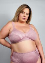 Sutiã Tradicional Sem Bojo Com Renda Spider Kiss ROSE PASSÉ - Duloren