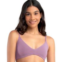 Sutiã Triângulo Básico Modal Alças Finas Bojo Removível She