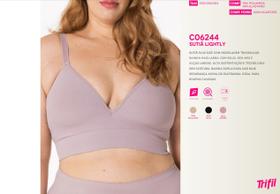 Sutiã Trifil Sustentação Lighly com bojo Plus Size C06244