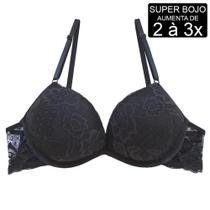 Sutiã Turbo 3d Com Renda - Aumenta Seios 2 Vezes - Push Up