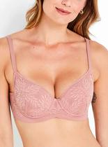 Sutiã Up Lift Liz 51295 Soft Beauty Com Bojo e Aro Rendado (antigo 51766) Taça B T. 40B/48B