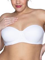 Sutiã Vanity Fair Beauty para suavizar as costas sem alças 38DD Star White