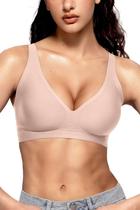 Sutiã Vertvie Jelly Wireless Push Up Plunge com cobertura total