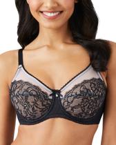 Sutiã Wacoal Retro Chic Full Figure Underwire Black 38DD Sutiã Wacoal Retro Chic Full Figure Underwire Black 38DD