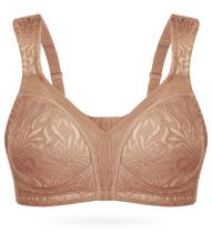 Sutiã Wingslove, cobertura total, não acolchoado, minimizador 36H, marrom Sutiã Wingslove, cobertura total, não acolchoado, minimizador 36H, marrom