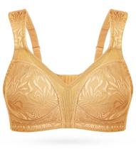 Sutiã Wingslove, cobertura total, não acolchoado, minimizador, ouro 36D Sutiã Wingslove, cobertura total, não acolchoado, minimizador, ouro 36D