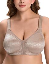 Sutiã Wingslove feminino Minimizer Wireless com cobertura total 40G
