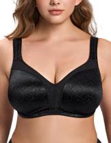 Sutiã Wingslove feminino Minimizer Wireless com cobertura total 42C Sutiã Wingslove feminino Minimizer Wireless com cobertura total 42C