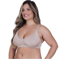 Sutian Plus Size Reforçado Feminino Sem Bojo Alça Grossa Sustentação Lingerie Comum Sutiã