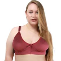 Sutian Plus Size Reforçado Feminino Sem Bojo Alça Grossa Sustentação Lingerie Comum Sutiã