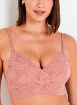 Sutop Estruturado Liz 51293 Soft Beauty Com Bojo Rendado Taça BC T. 42/50