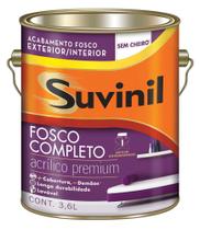 Suvinil Acrílico Fosco Completo Premium 3,6 litros Suvinil Acrílico Fosco Completo Premium 3,6 litros