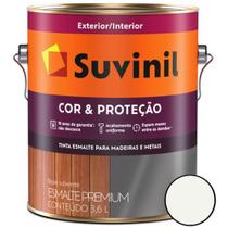 Suvinil Tinta Esmalte Sintético Cor & Proteção Branco Brilhante - 3,6Lts - Suvinil