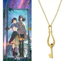 Suzume No Tojimari Colar Corrente Cosplay Anime Chaveiro