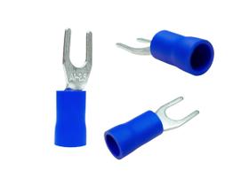 Svm2-4 Terminal Forquilha Isolado Tipo Garfo Azul Resistente Terminal furcado elétricos de Crimpagem Svm2-4 Terminal Forquilha Isolado Tipo Garfo Azul Resistente Terminal furcado elétricos de Crimpagem
