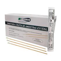 Swab para Coleta com Ponta de Algodão e Haste Madeira (CRAL) - Caixa com 100 Unidades Swab para Coleta com Ponta de Algodão e Haste Madeira (CRAL) - Caixa com 100 Unidades