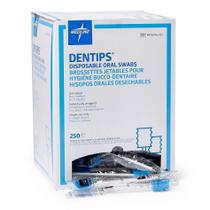 Swabsticks orais descartáveis Medline Dentips Adult Blue x500