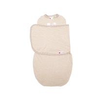 Swaddle Bebê 2 em 1 - 6 a 14 lbs - 0 a 3 Meses (Organic Oatmeal Stripe)