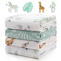 Swaddle Blanket Momcozy Best Wishes Jungle Trails & Wild Pals