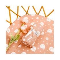 Swaddle de Musselina de Algodão e Bambu 120x110cm - Envoltório Macio e Bonito para Bebê