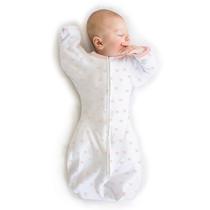 Swaddle Sack Amazing Baby Transitional com braços para cima rosa de 0 a 3 m
