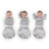 Swaddle Sack SwaddleDesigns Omni Arms Up Sleeves 0-3M cinza